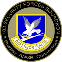 103rd Security Forces Squadron – Connecticut Air National Guard (v2) Decal