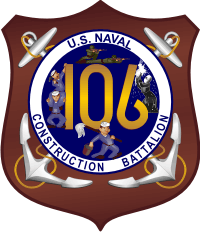 Naval Construction Battalion 106 Decal