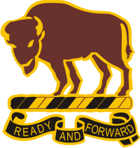 10th Cavalry Regiment DUI - Left Decal