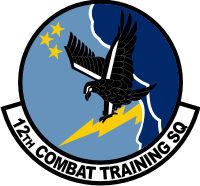 12th Combat Training Squadron Decal