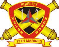 12th Marine Regiment Decal