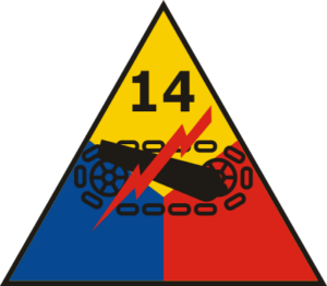 14th Armored Division Decal
