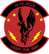 16th Airborne Command and Control Squadron Decal