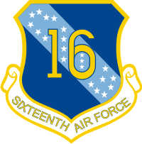 16th Air Force Decal