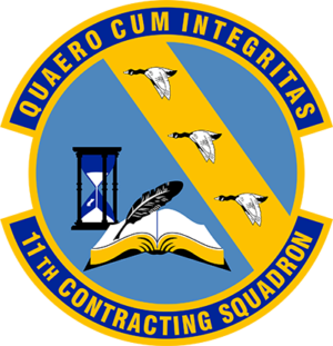 11th Contracting Squadron Decal