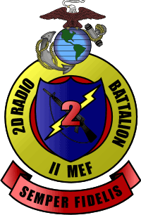 2nd Radio Battalion II MEF Marine Expeditionary Force Decal