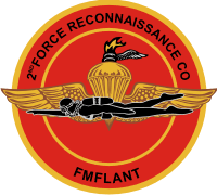 2nd Force Reconnaissance Company FMFLANT Decal