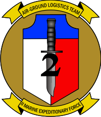 2nd MEF Marine Expeditionary Force Air-Ground Logistics Team 2 Decal