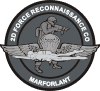 2nd Force Reconnaissance Co Decal