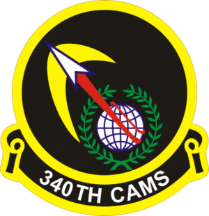 USAF 340th CAMS Consolidated Aircraft Maintenance Squadron Decal