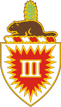 3rd Engineer Battalion DUI Decal