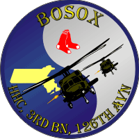Massachusetts Army National Guard - 3rd Battalion 126th Aviation Regiment (v1) Decal