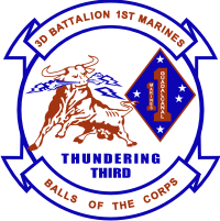 3rd Battalion 1st Marines - 2 Decal