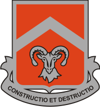 40th Engineer Battalion DUI Decal