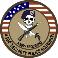 4404th Security Police Squadron Decal