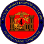4th Combat Engineer Battalion Decal