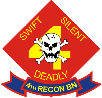 4th RECON Battalion Decal