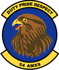 54th Aircraft Maintenance Squadron Decal