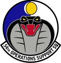 54th Operations Support Squadron Decal