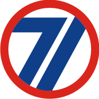 71ST Infantry Division Decal
