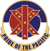 9th Mission Support Command - Pride of the Pacific Decal Decal