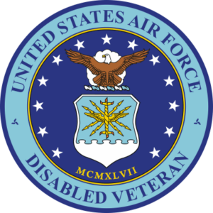 Air Force Disabled Veteran Decal