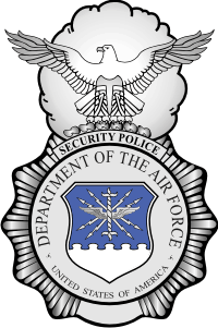 Air Force Security Police Badge Decal