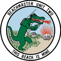 BMU-2 Beachmaster Unit 2 - Gator Decal