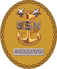 CMC Command Master Chief Pin Decal