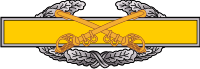 Combat Cavalry Badge Decal