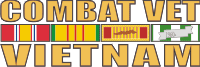 Combat Veteran (v2) – Vietnam Decal