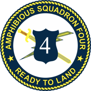 Commander, Amphibious Squadron 4 Decal