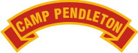 Camp Pendleton Scroll Decal