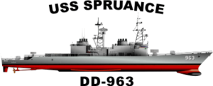 Spruance Class Destroyer DD Decal