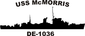 Destroyer Escort DE (Black) Decal