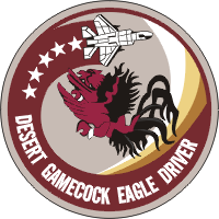 Desert Gamecock Eagle Driver Decal