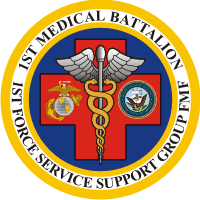 1st Medical Battalion FMF Decal