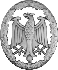 German Armed Forces Proficiency Badge (Silver) Decal