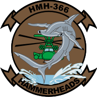 HMH-366 Marine Heavy Helicopter Squadron Decal