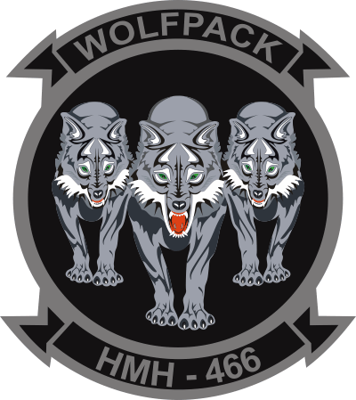 HMH-466 Marine Heavy Helicopter Squadron Decal