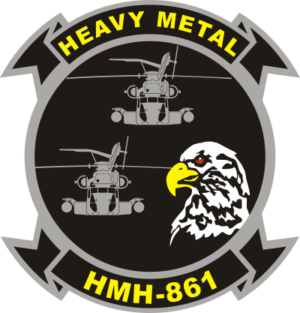 HMH-861 Marine Heavy Helicopter Squadron Decal