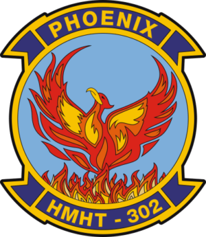 HMHT-302 Marine Heavy Helicopter Training Squadron Decal