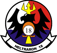 HT-18 Helicopter Training Squadron 18 Decal