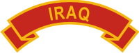 Iraq Scroll Decal
