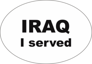 Iraq I Served Decal