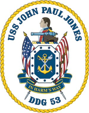 John Paul Jones DDG-53 Decal