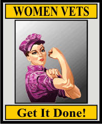 Women Vets - Get It Done Decal