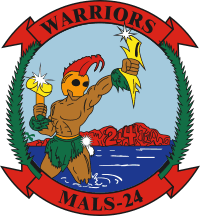 MALS-24 Marine Aviation Logistics Squadron 24 Decal