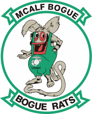 MCALF Marine Corps Auxiliary Landing Field Bogue Decal