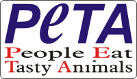 PETA People Eat Tasty Animals Decal